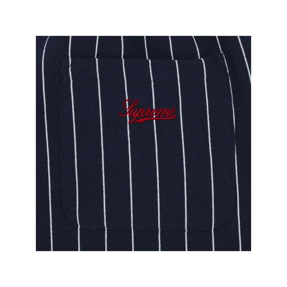 Шорты Supreme Pinstripe Sweatshort 'Темно-синий' 3