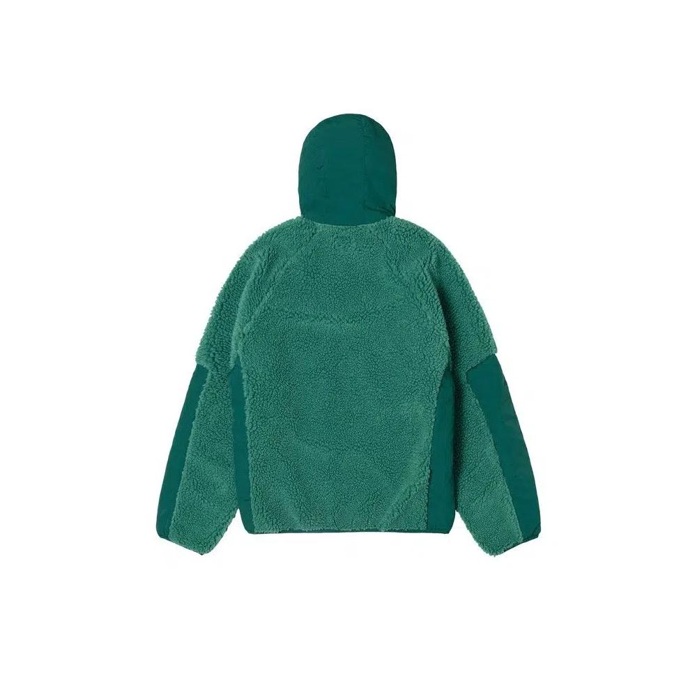 Куртки Stussy Sherpa Paneled Hooded Jacket 'Teal' 2