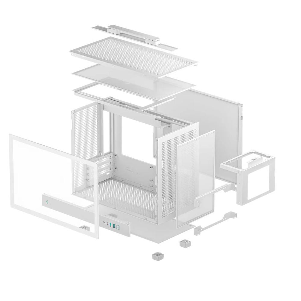 DEEPCOOL CH160 PLUS WH Micro-ATX корпус - Белый 10