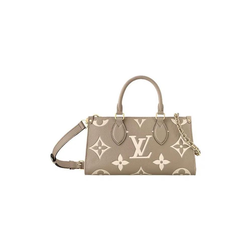 Сумки через плечо Louis Vuitton Onthego East West 'Tourterelle Gray/Cream Monogram Embossed Empreinte Cowhide Leather' 1