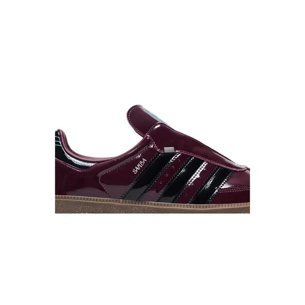 Кроссовки adidas Samba OG 'Maroon Black Patent' 2