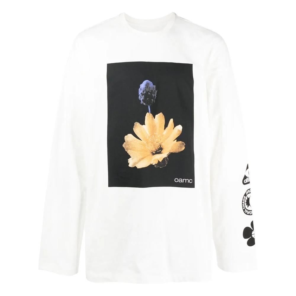 graphic-print long-sleeved T-shirt 1