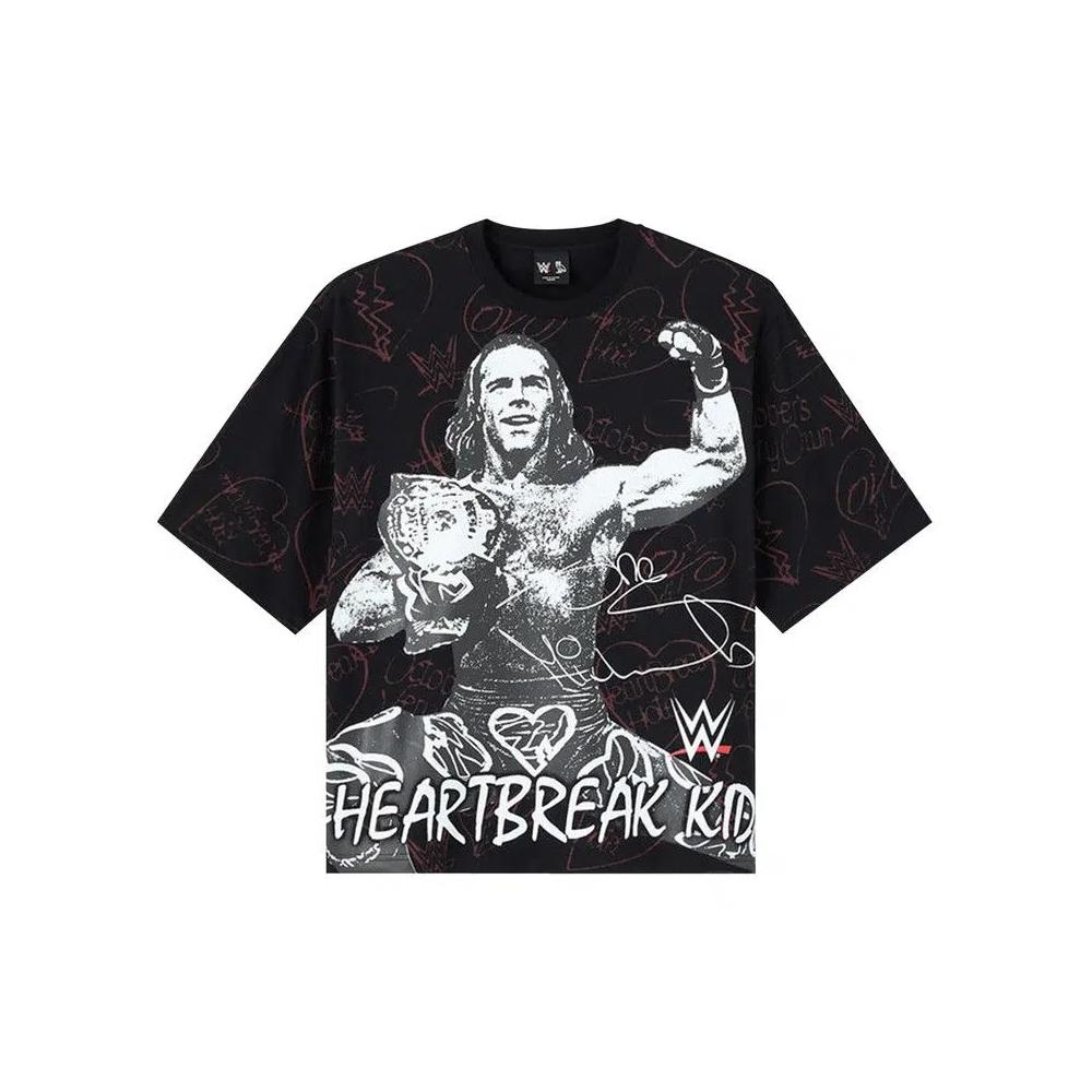 Футболки с коротким рукавом OVO x WWE Shawn Michaels Tee 'All Over Print' 1