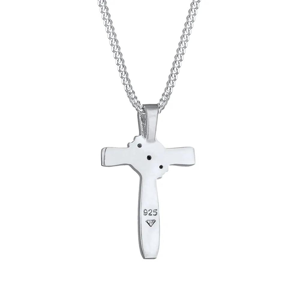 Ожерелье с крестом, украшенное кристаллами Swarovski 4