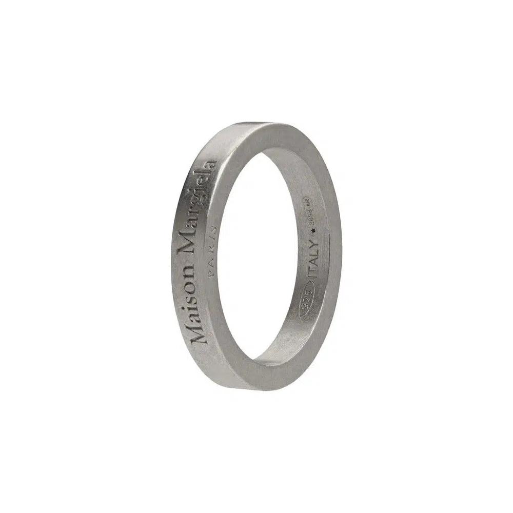 Кольца Maison Margiela Thin Logo Ring 'Silver' 2