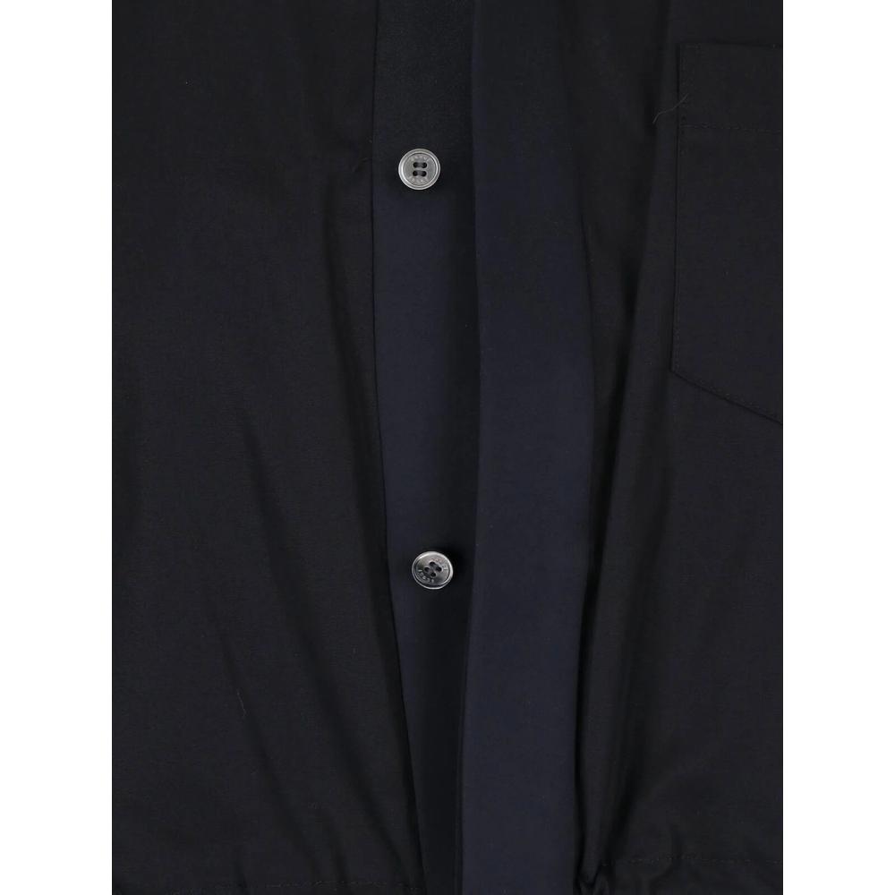pleated drawstring-waist dress 3