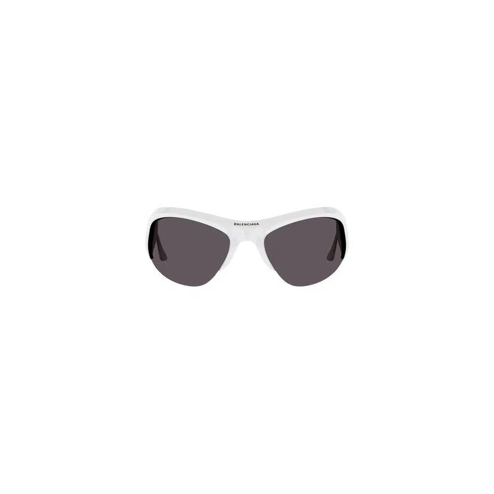 Balenciaga Солнцезащитные очки Cat Eye 'White/Silver/Grey' 1