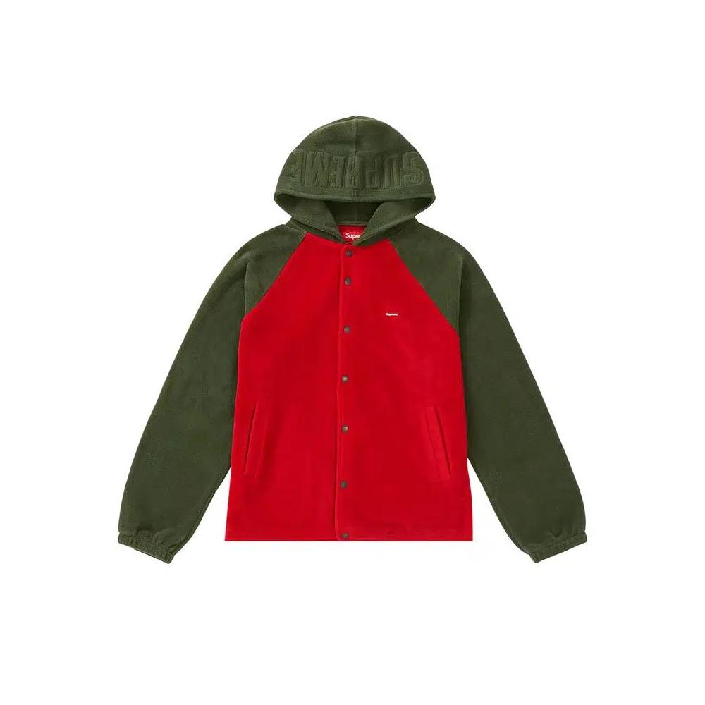 Куртки Supreme Polartec Hooded Raglan Jacket 'Красный' 1