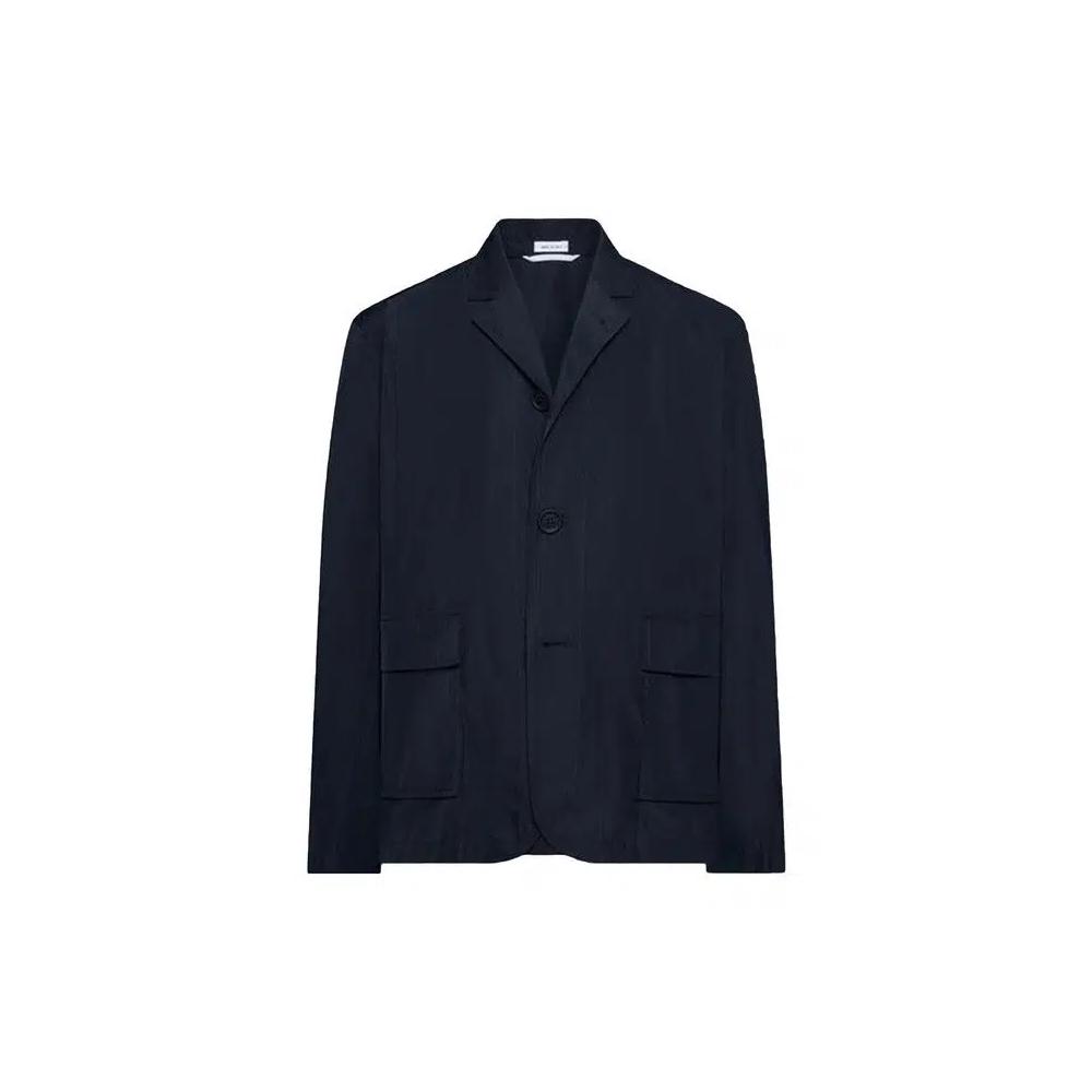 Пальто Thom Browne Single Chest Flap Pocket Coat 'Navy' 1