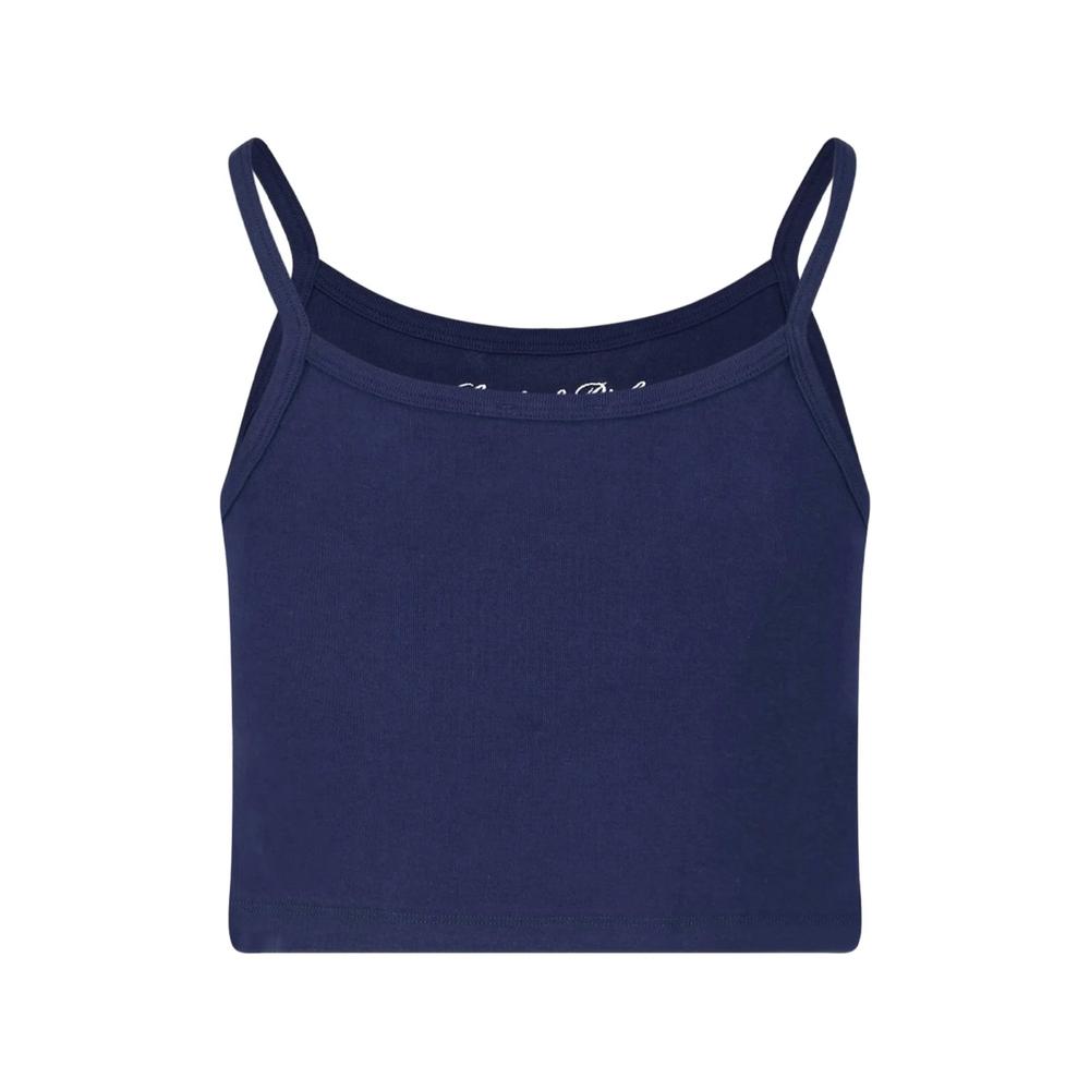 logo-print cropped camisole 2
