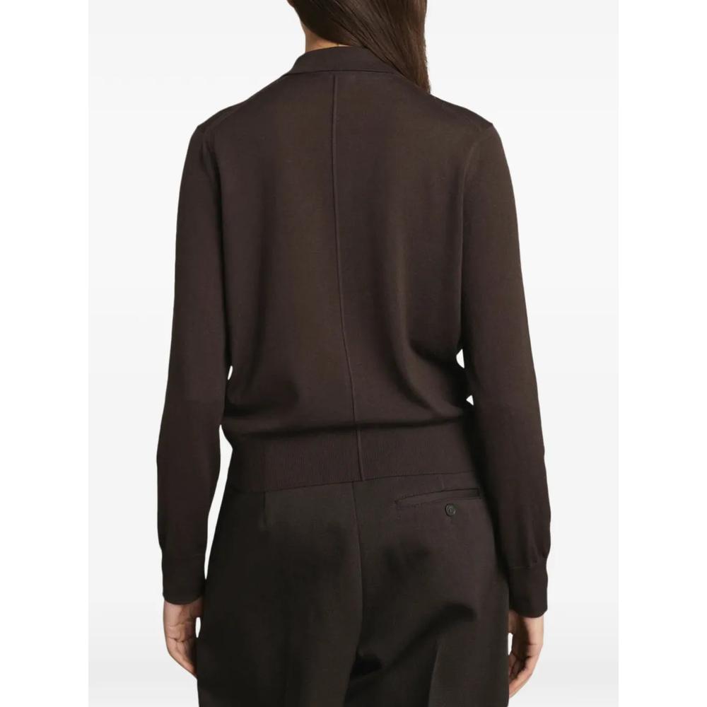 Hailey button-up polo-collar cardigan 2