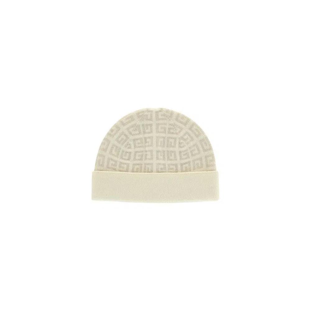 Шапки Givenchy Knit Double Face Beanie 'White' 2