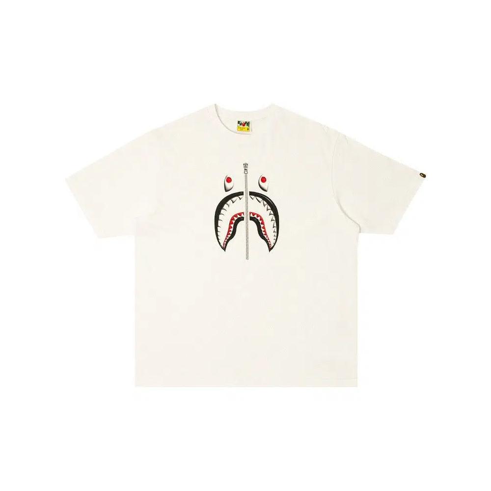Топы BAPE 3D Shark Relaxed Fit Tee 'Белый' 1
