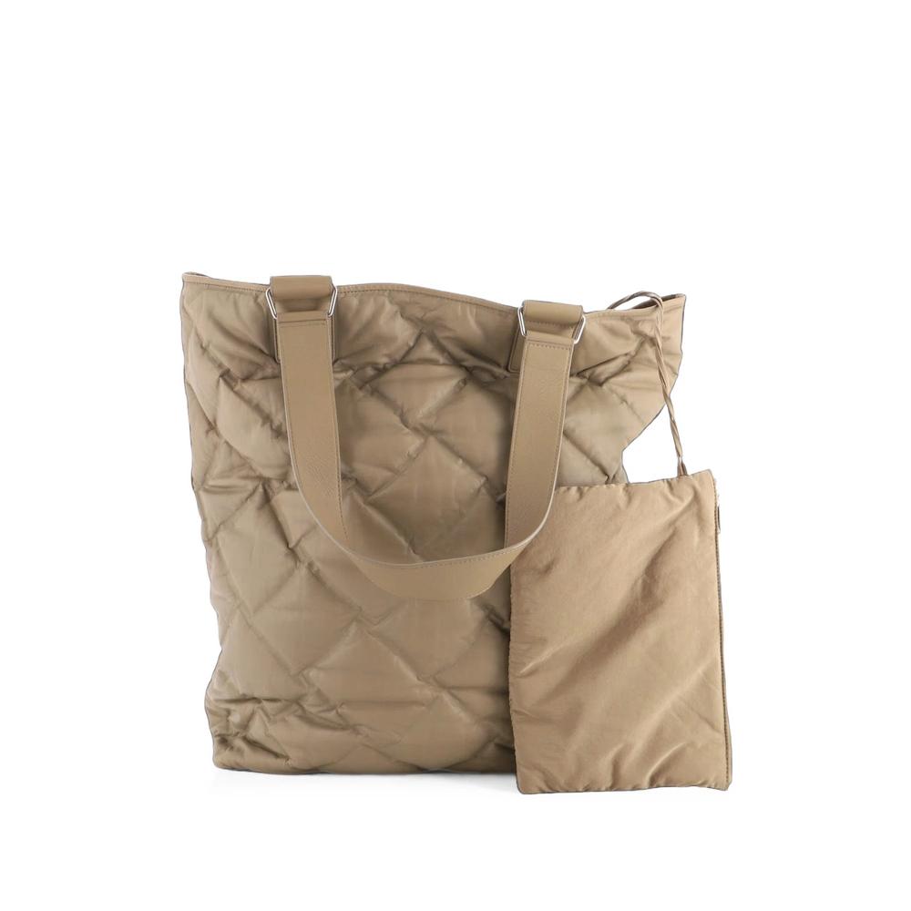 Hot Steam Padded Open Leather Tall tote bag 6