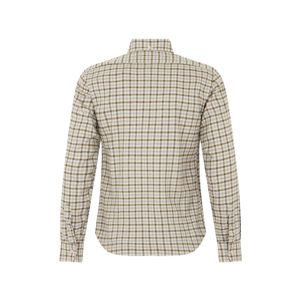 check-pattern long-sleeve shirt 2
