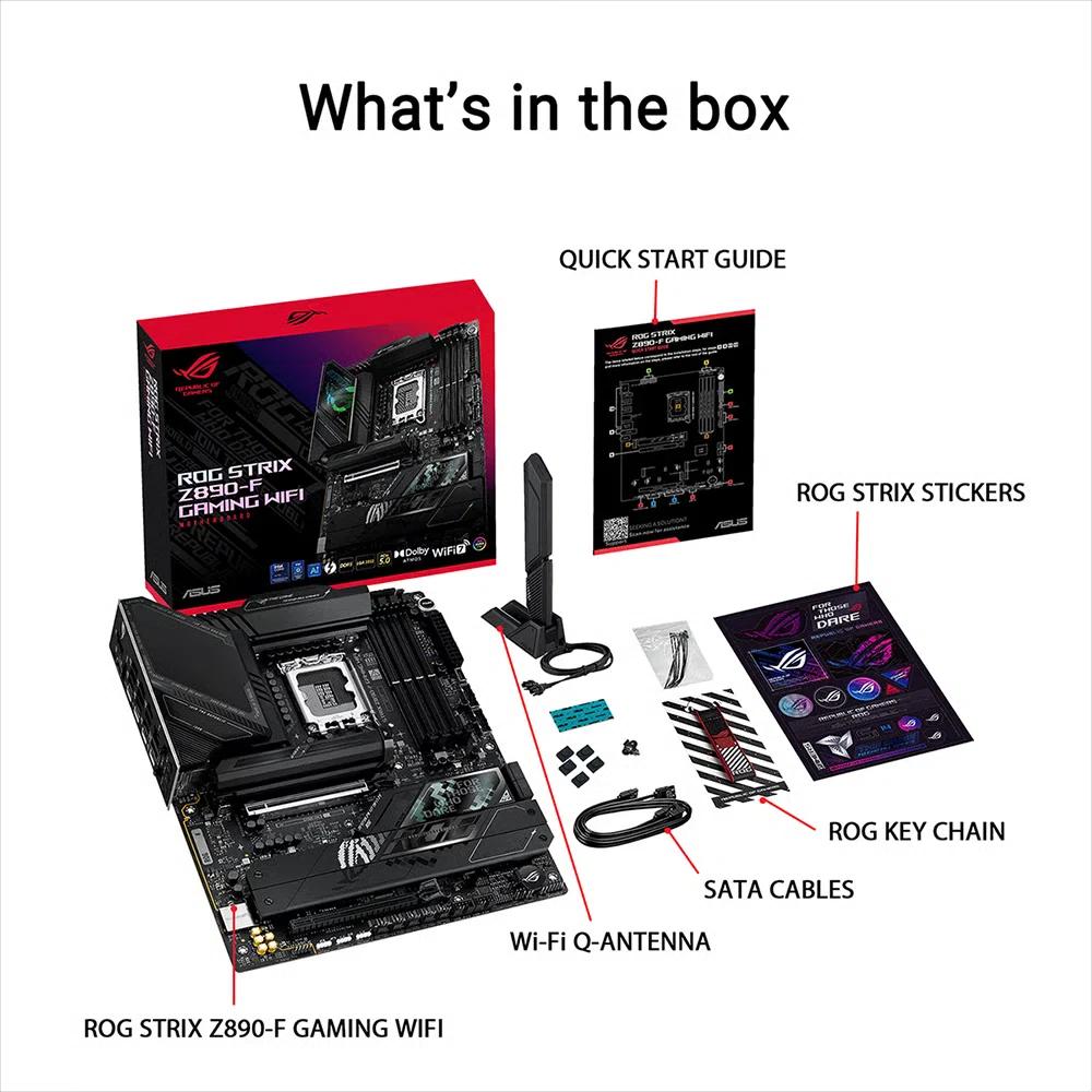 ASUS ROG STRIX Z890-F GAMING WIFI ATX материнская плата (DDR5) 6