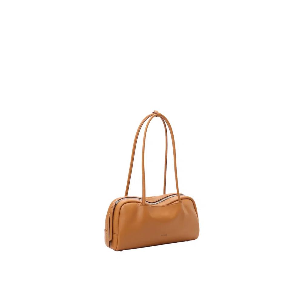TONA Pocket East West Boston Bag — Веганская карамель 4