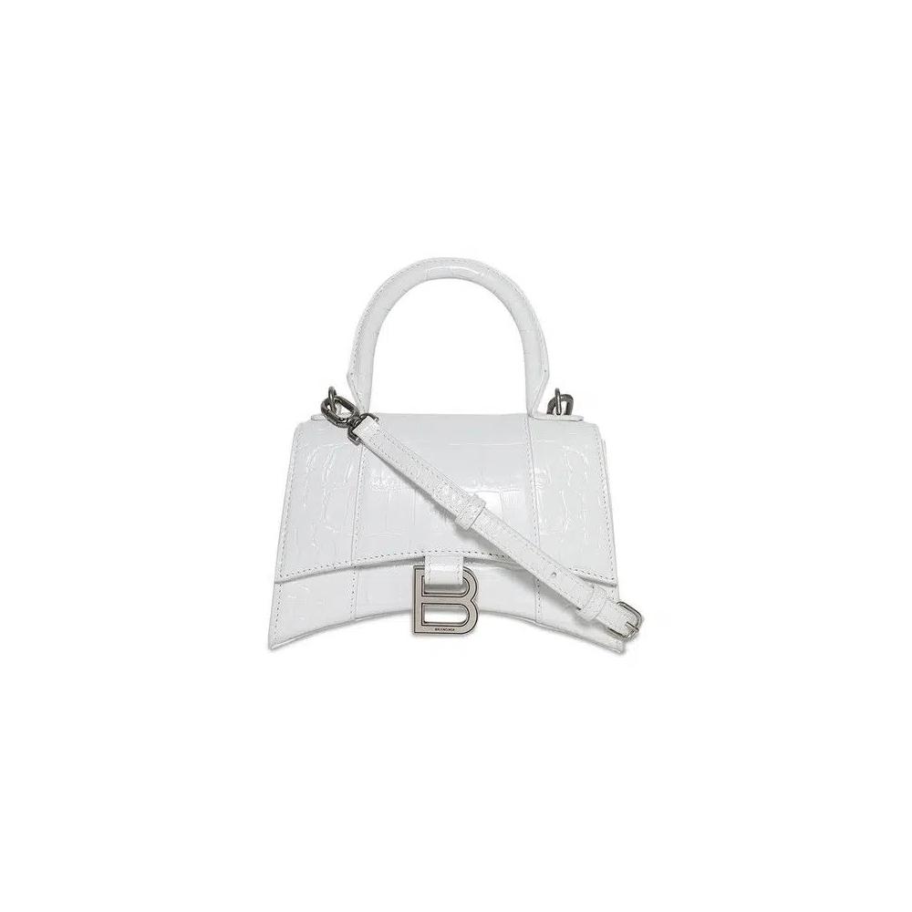 Сумки с ручкой Balenciaga Hourglass Top Handle 'Optic White' 1