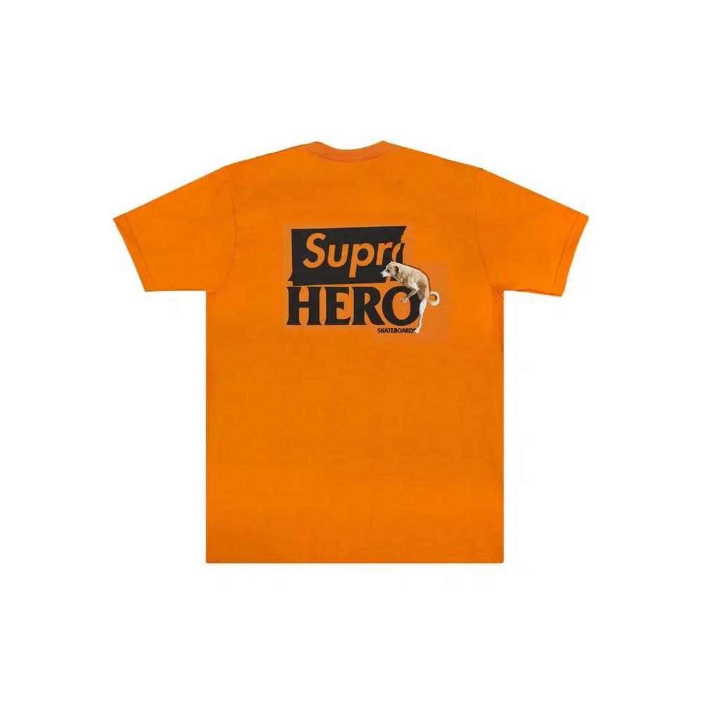 Футболки Supreme x ANTIHERO Dog Tee 'Orange' 2