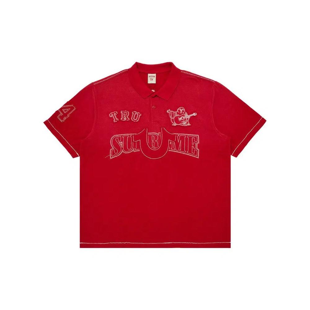 Поло Supreme x True Religion Appliqué 'Red' 1
