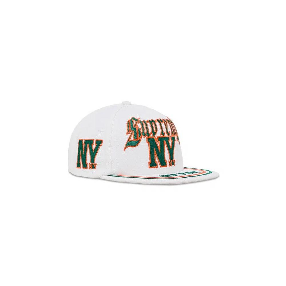 Кепки Supreme New York 6-панельная «Белый» 2