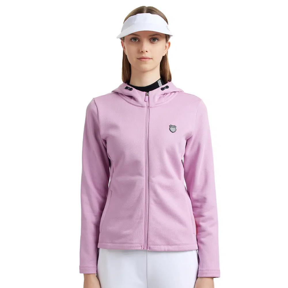 ЖЕНСКАЯ КУРТКА С КАПЮШОНОМ С ЛОГОТИПОМ K-SWISS 1