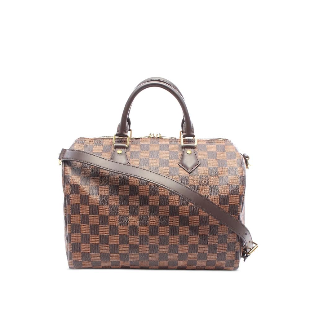2014 Damier Ebene Speedy Bandouliere satchel bag 1