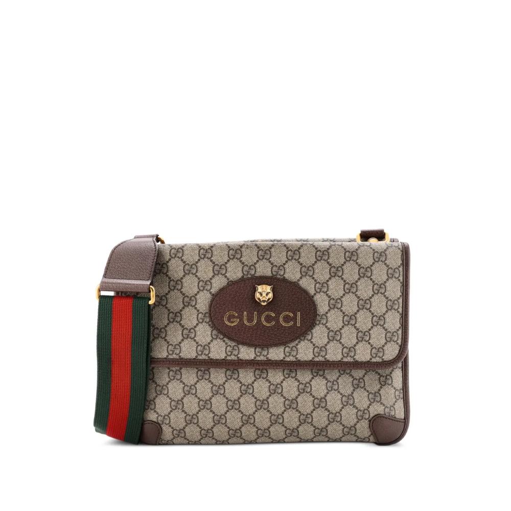 Сумка через плечо Neo Vintage Flap Messenger GG Coated Canvas Medium 1