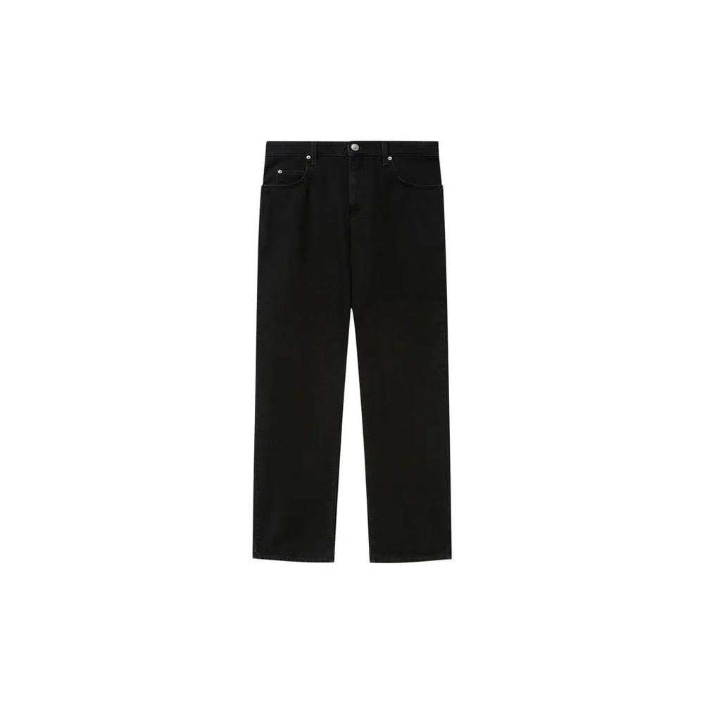 Isabel Marant Dromie Trousers 'Выцветший черный' 1