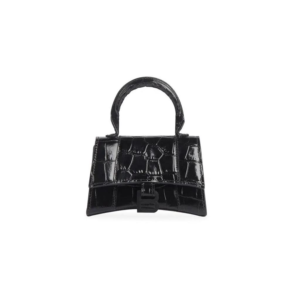 Ручки Balenciaga Hourglass Mini Top Handle 'Черный' 1