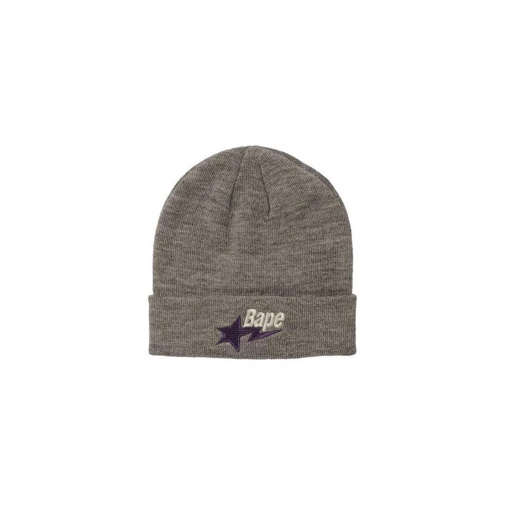 Шапки-бини BAPE Sta Knit Cap 'Grey' 1