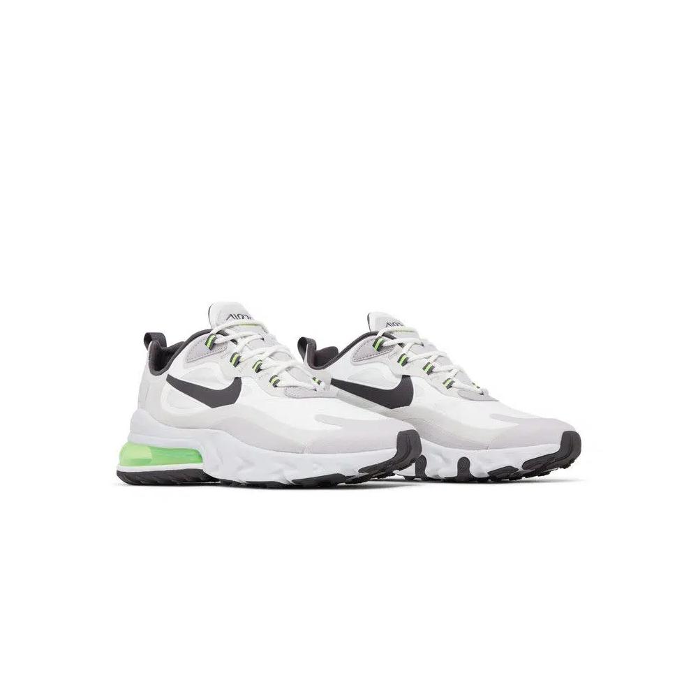 Кроссовки Nike Air Max 270 React «White Grey Electric Green» 8