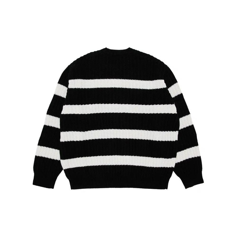 Свитера Supreme Loose Gauge Stripe Small Box Sweater 'Black' 2