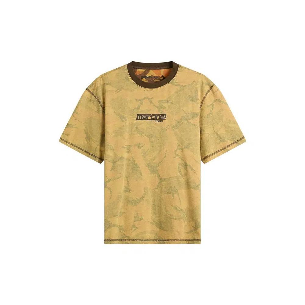 Топы Martine Rose Classic T-Shirt 'Orange Camo' 1