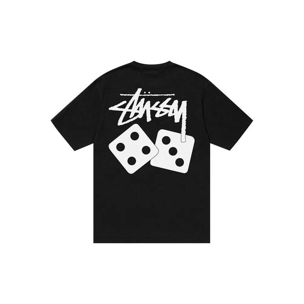 Футболки Stussy Dice Pigment Dyed Tee 'Black' 2