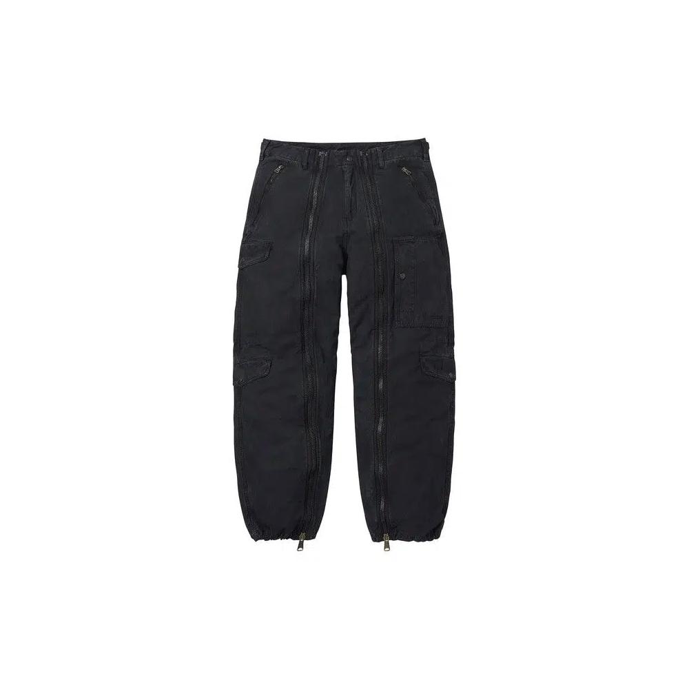 Брюки Supreme x Alpha Industries Cotton Flight Pant 'Black' 1