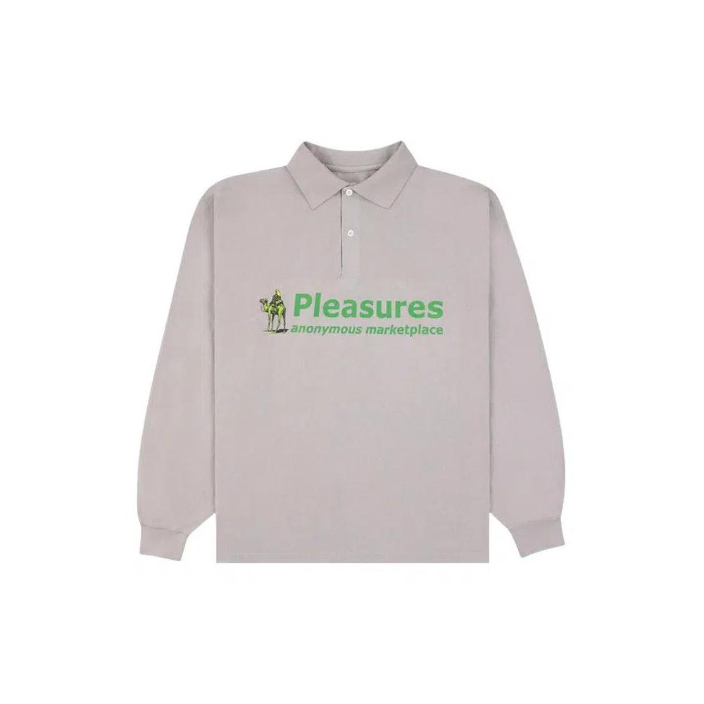 Топы Pleasures Exchange Polo Long-Sleeve 'Серый' 1
