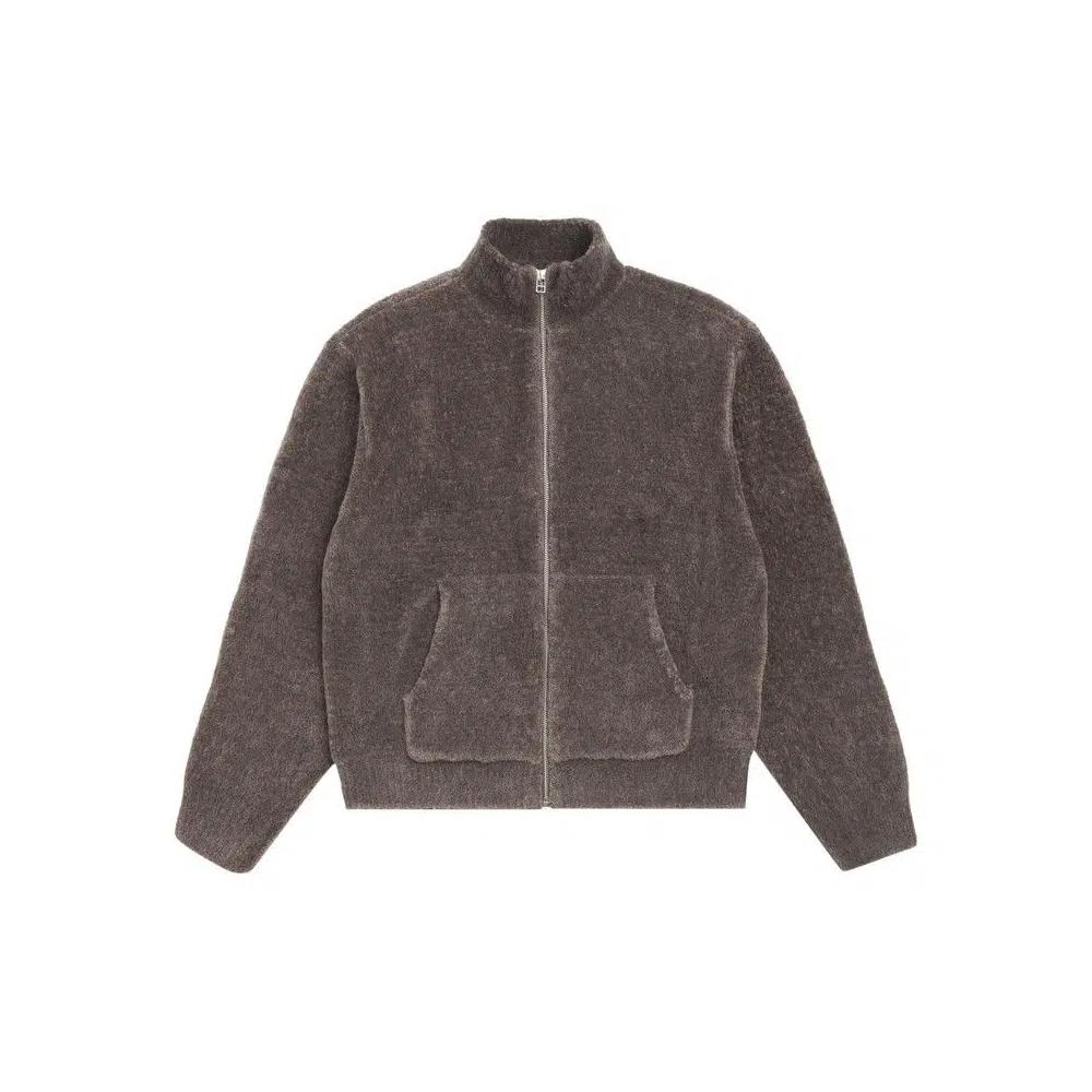 Свитер Stussy Cashmere Zip Sweater 'Коричневый' 2