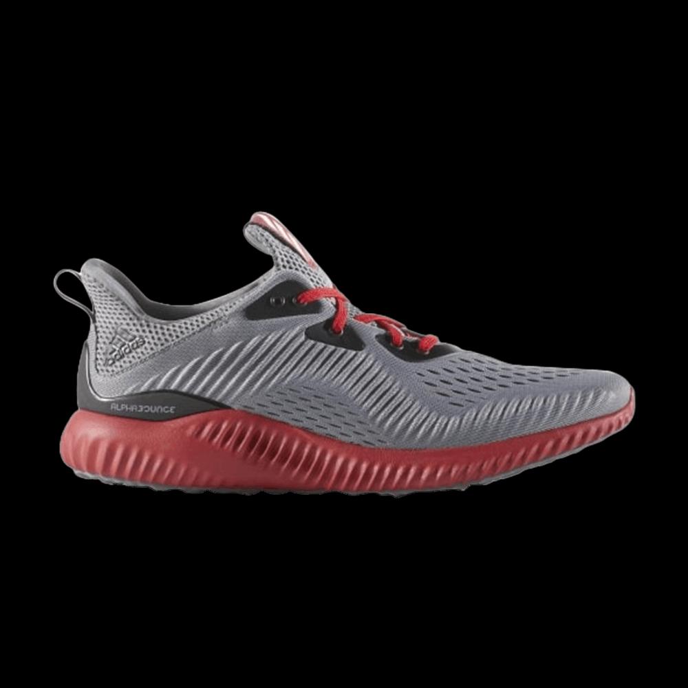 Кроссовки Adidas Alphabounce EM 'Grey Power Red' 1