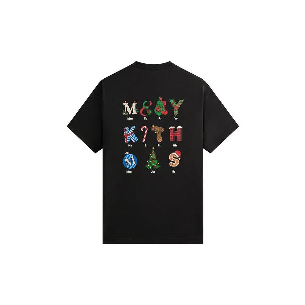 Футболки Kith Kithmas Decor Pocket Tee 'Черный' 2