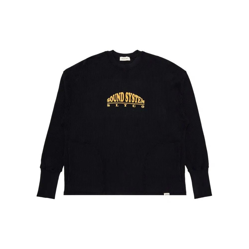 Топы Nicholas Daley Slygo Waffle Crewneck 'Black' 1