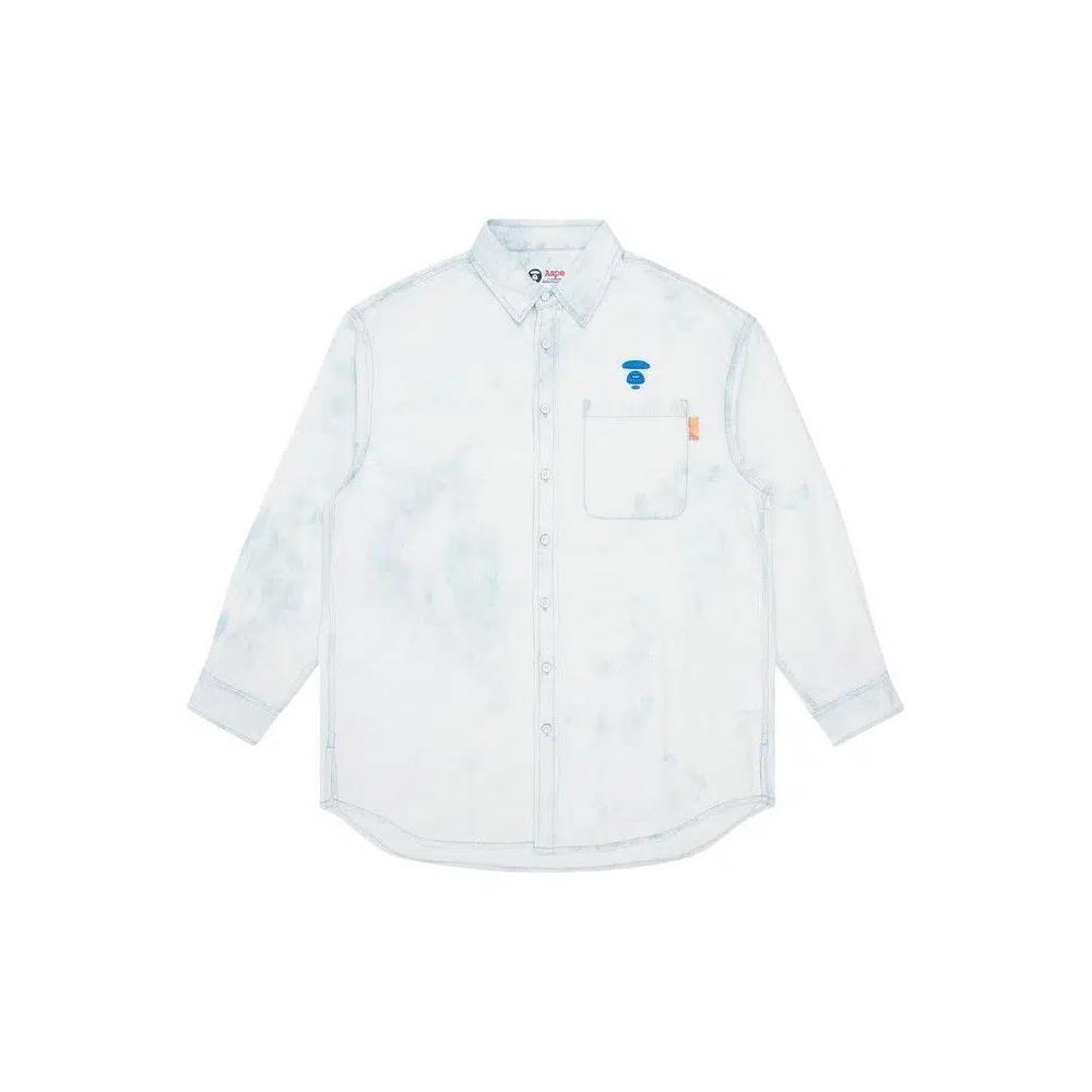 Рубашки и топы AAPE Contrasting Shirt 'Белый' 1