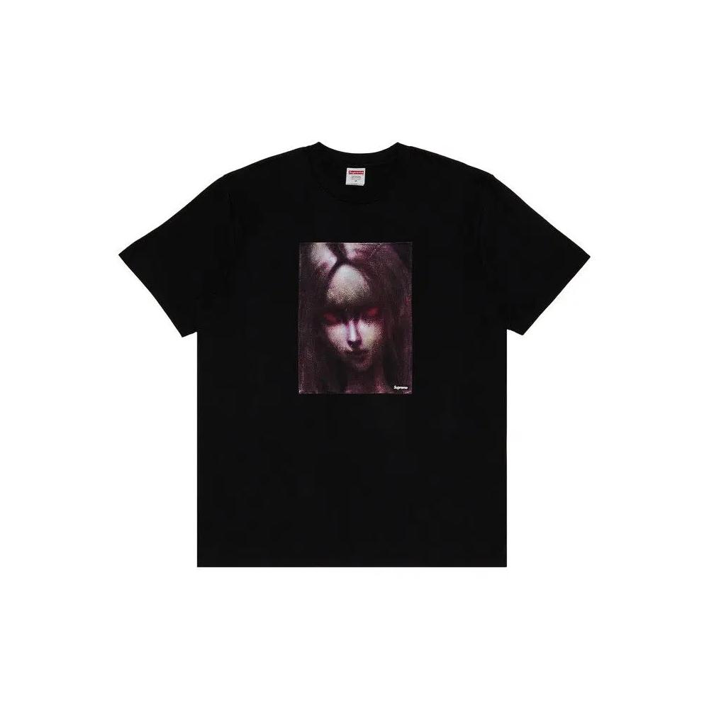 Футболки с коротким рукавом Supreme Red Eyes Tee 'Black' 1