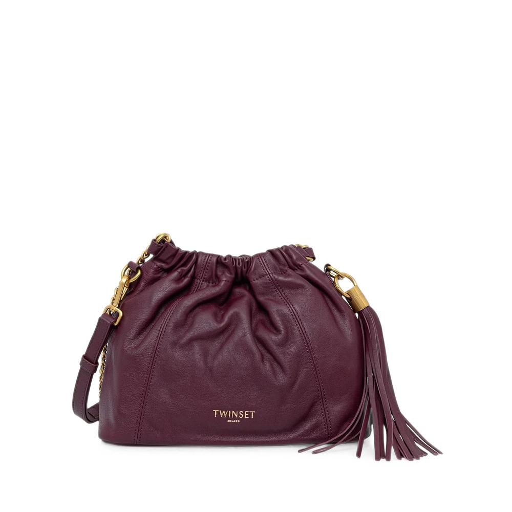 tassel-detail ruched shoulder bag 1