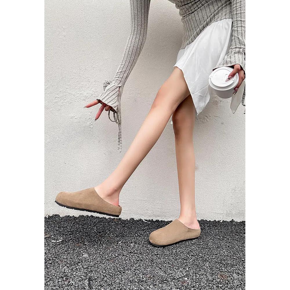 Тапочки из замши Cow Suede WW959-19 4