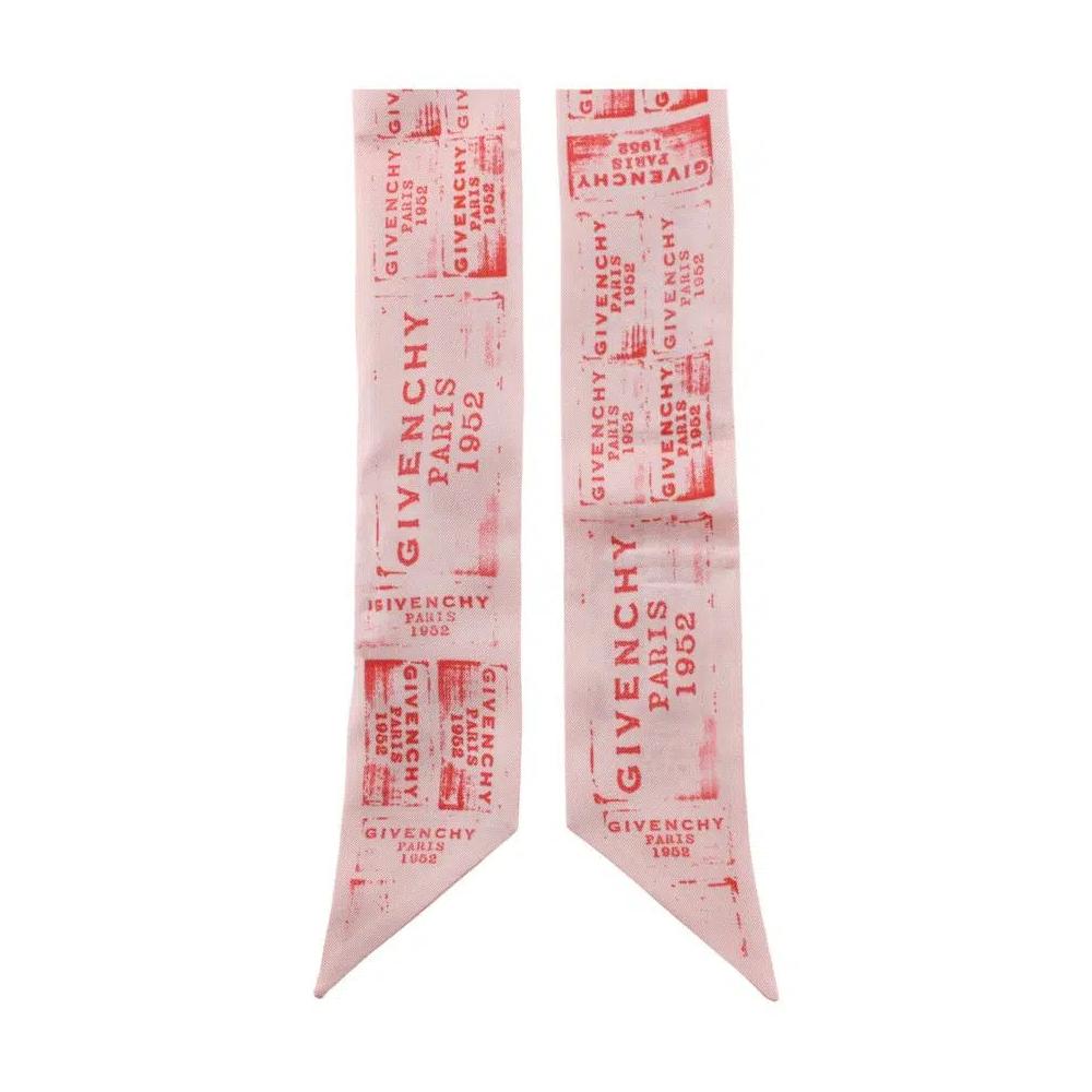 Аксессуары Givenchy Patchwork Stamp Silk Bandeau 'Light Pink Vermillion' 3