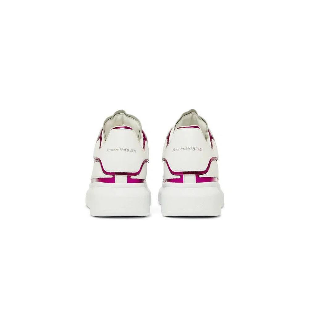 Кроссовки Alexander McQueen Wmns Oversized Sneaker 'White Printers Pink' 6