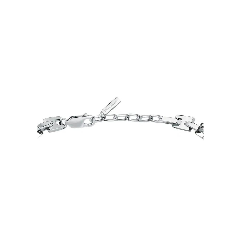 Браслет Maserati Jewels 22 см, мужской, из нержавеющей стали, синий логотип, JM425AVD105 (регулируемый) 4