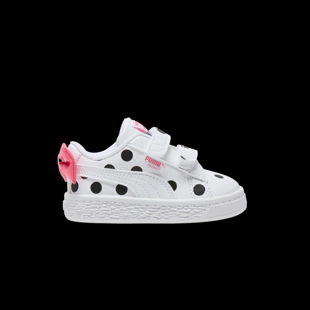 Кроссовки Puma Basket Toddler 'Бант Горошек' 1