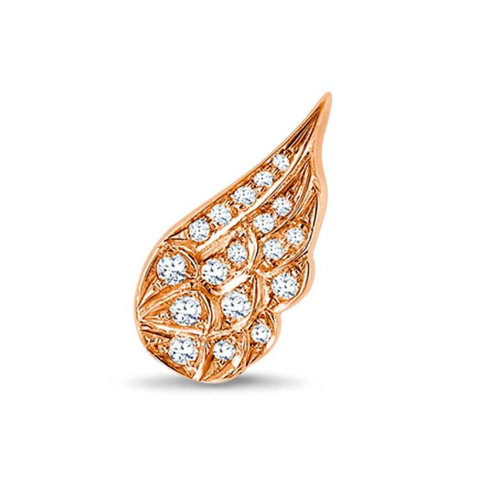 Серьги Tiara из розового золота с бриллиантами 2